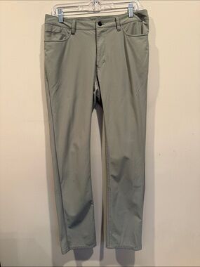 Kenneth Cole -Awearness Men's Slim Straight Casual Pants in Gray